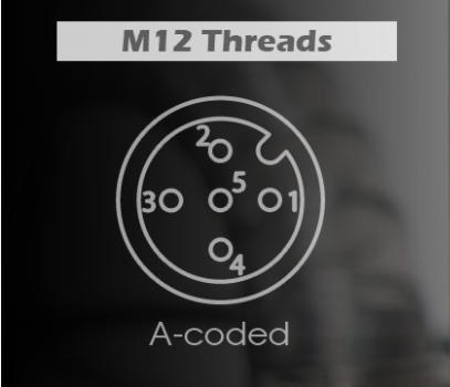 MDC-4MFP-2M-R MENCOM CORDSET<br>4 PIN M12 M/F ELB 2M PVC YE 22AWG 300VDC
